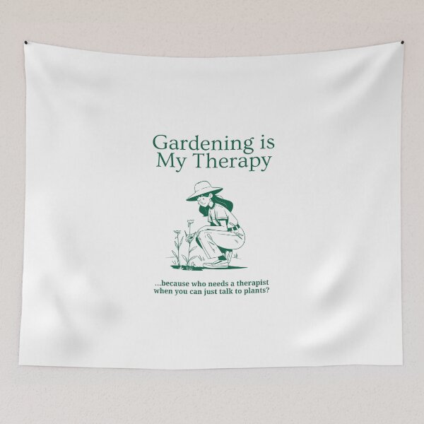 Item preview, Gardening is My Therapy , Therapy in the Garden designed and sold by sarcastic-gift.