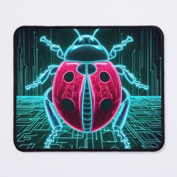 Item preview, 058 - Cyberpunk Ladybug designed and sold by GoLayout.