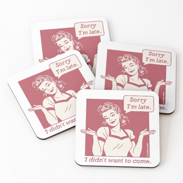 Item preview, Sorry I'm Late - Red designed and sold by Atomic-Charm.