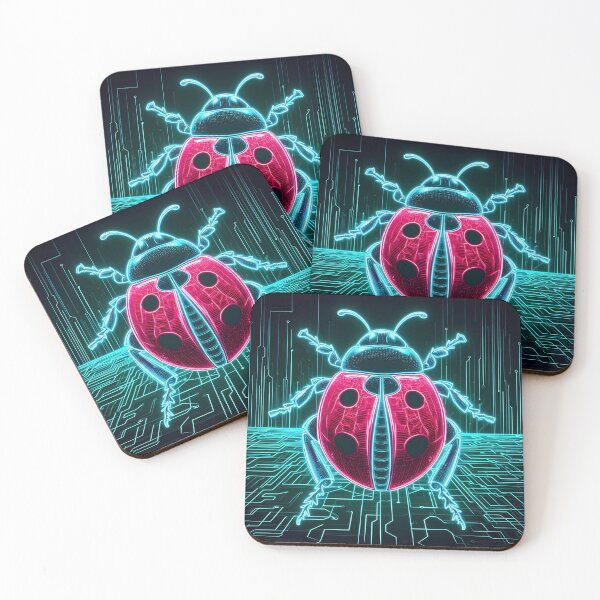 Item preview, 058 - Cyberpunk Ladybug designed and sold by GoLayout.