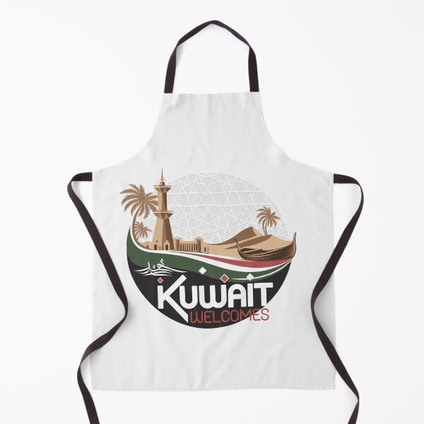 Item preview, Kuwait Welcomes Flag Map Kuwait City, Persian designed and sold by AnimalsDH305.