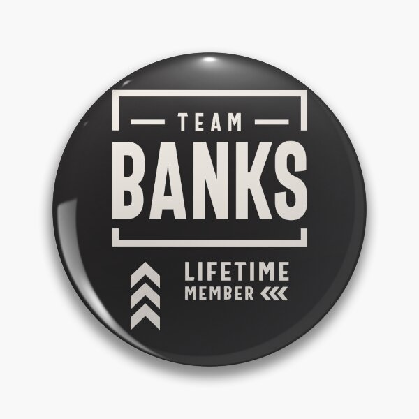 Item preview, Team Banks Lifetime Member Funny Name Banks designed and sold by cidolopez.
