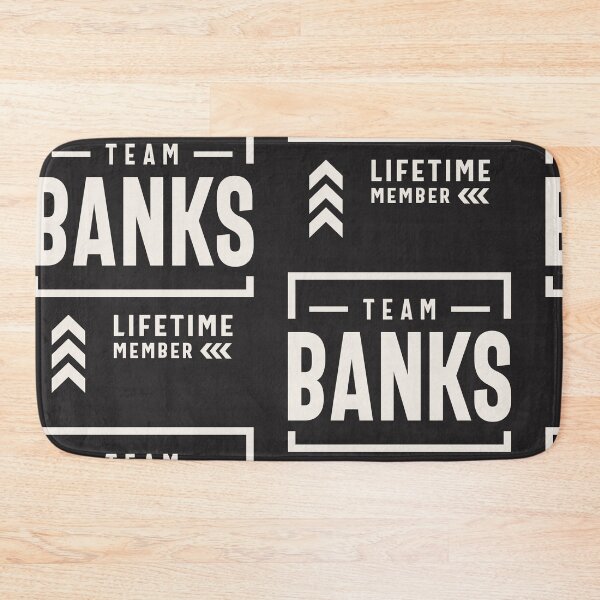Item preview, Team Banks Lifetime Member Funny Name Banks designed and sold by cidolopez.