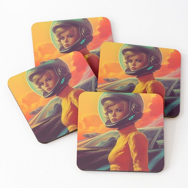 Item preview, Woman in helmet standing by car designed and sold by anytka.
