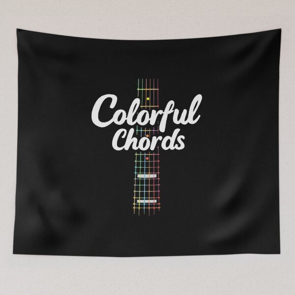 Item preview, Colorful Chords: Rainbow Guitar Strings designed and sold by Jollys-ArtShop.