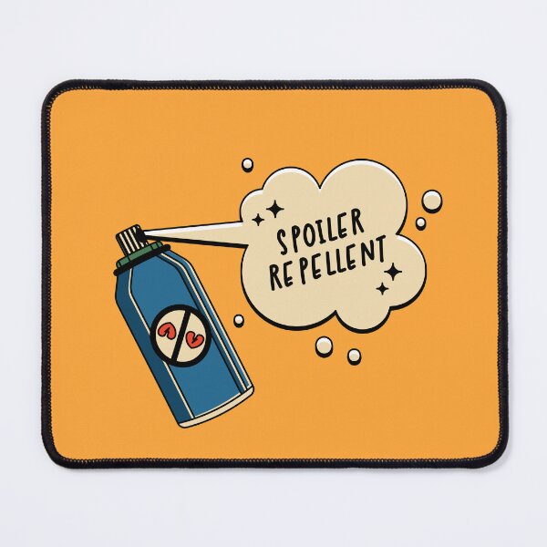 Item preview, Spoiler Repellent Bookish Type designed and sold by Magyarmelcsi Illustration.