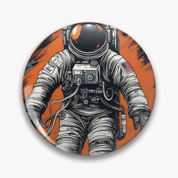 Item preview, An astronaut walks through space amidst cosmic colors and patterns, highlighting exploration and discovery in the universe designed and sold by anytka.