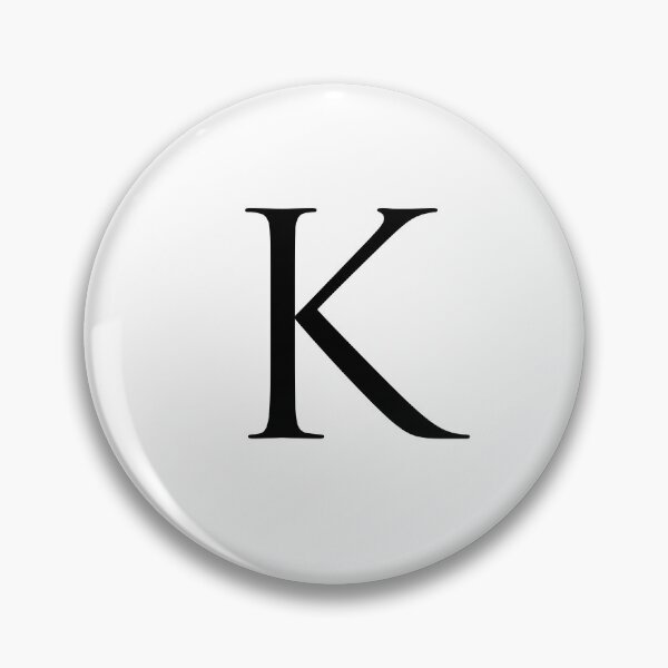 Item preview, Capital Letter K - Stylish Serif Font (Black) designed and sold by STUDIO-72.
