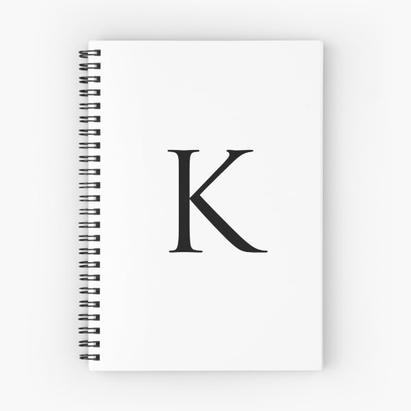 Item preview, Capital Letter K - Stylish Serif Font (Black) designed and sold by STUDIO-72.