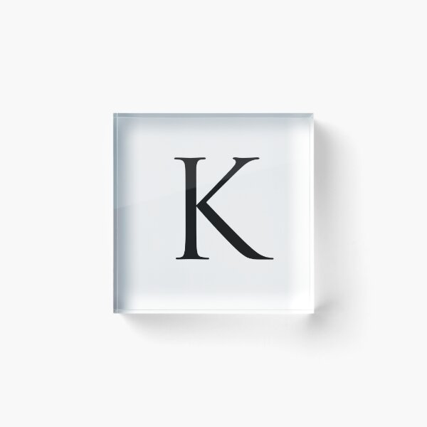 Item preview, Capital Letter K - Stylish Serif Font (Black) designed and sold by STUDIO-72.