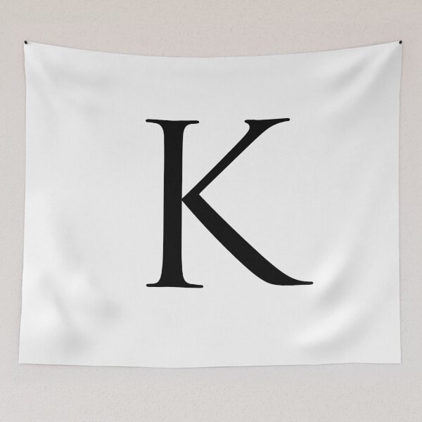Item preview, Capital Letter K - Stylish Serif Font (Black) designed and sold by STUDIO-72.