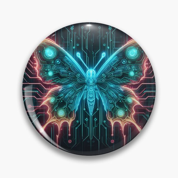 Item preview, 059 - Cyberpunk Butterfly designed and sold by GoLayout.