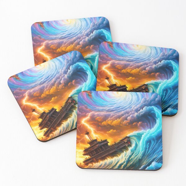Item preview, Ship in Storm, Ai Generated Art  designed and sold by ACC .