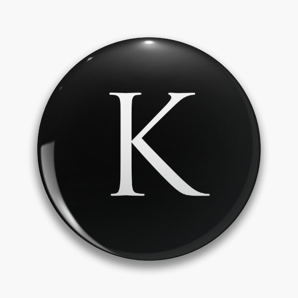 Item preview, Capital Letter K - Stylish Serif Font (White) designed and sold by STUDIO-72.