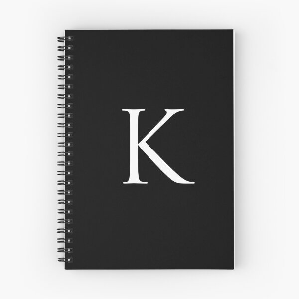 Item preview, Capital Letter K - Stylish Serif Font (White) designed and sold by STUDIO-72.