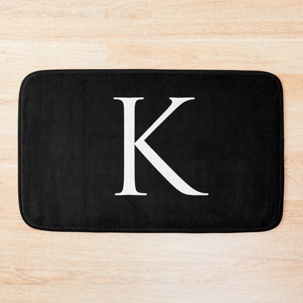 Item preview, Capital Letter K - Stylish Serif Font (White) designed and sold by STUDIO-72.