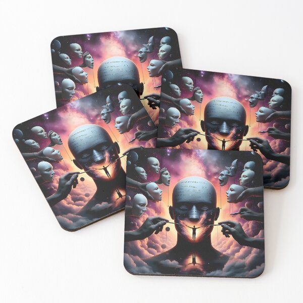 Item preview, Surreal artwork Read between  designed and sold by MyArtworkStudio.