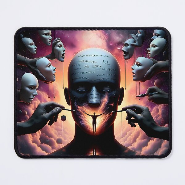 Item preview, Surreal artwork Read between  designed and sold by MyArtworkStudio.