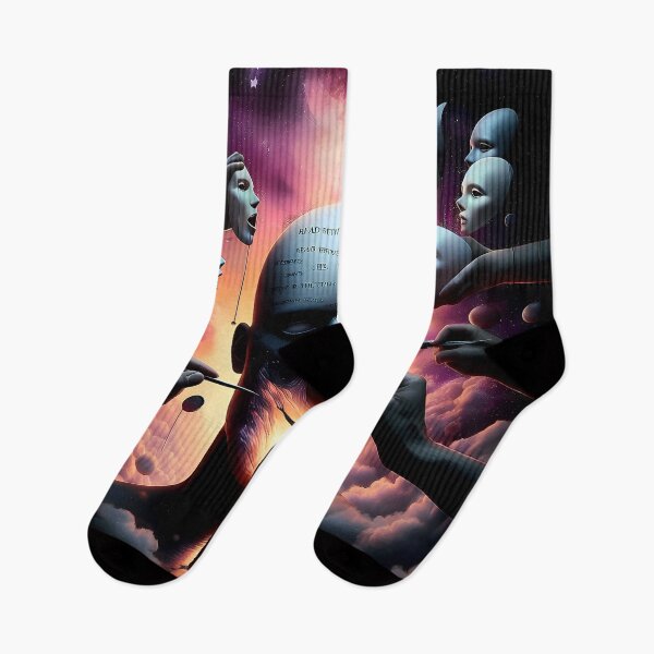 Item preview, Surreal artwork Read between  designed and sold by MyArtworkStudio.