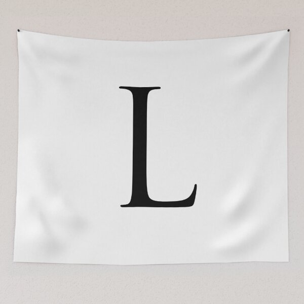 Item preview, Capital Letter L - Stylish Serif Font (Black) designed and sold by STUDIO-72.