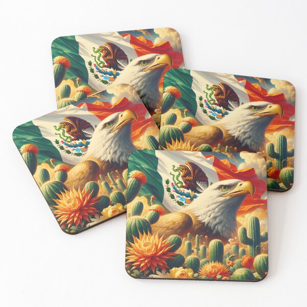 Item preview, Mexican Eagle and Flag Tribute Decor designed and sold by dulceguavashop.