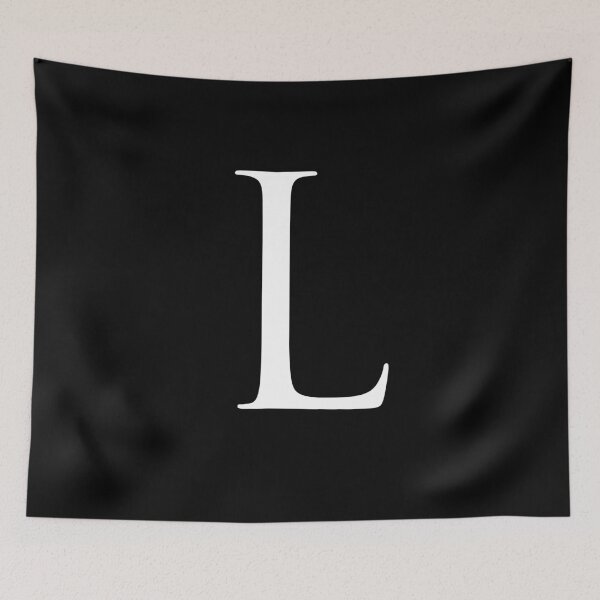 Item preview, Capital Letter L - Stylish Serif Font (White) designed and sold by STUDIO-72.