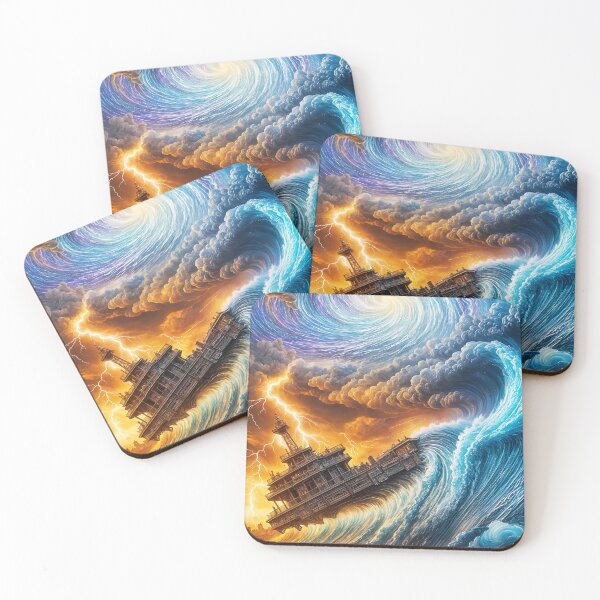 Item preview, Ship in Storm, Ai Generated Art  designed and sold by ACC .