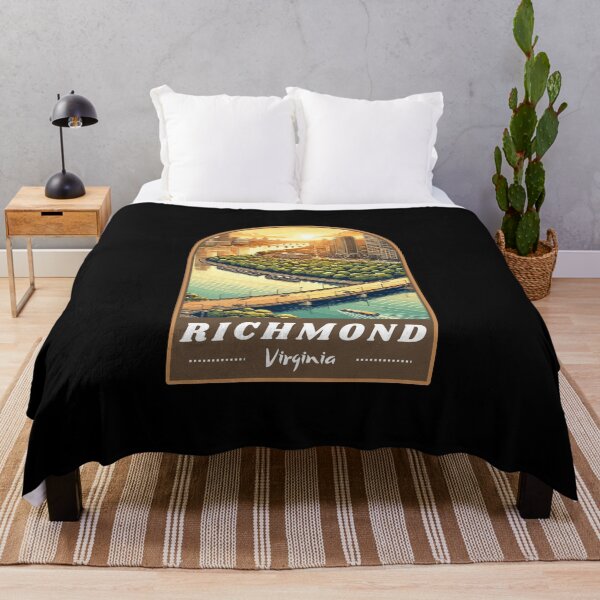 Item preview, Retro Richmond Virginia USA Art Travel Skyline designed and sold by MaateoDesign.