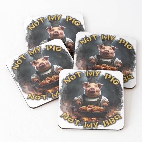 Item preview, Not My Pig, Not My BBQ designed and sold by jrtwynam.