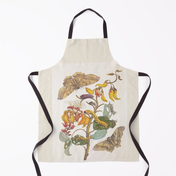Item preview, Maria Sibylla Merian Swamp Immortelle with Giant Silk Moth designed and sold by TeeARTHY.
