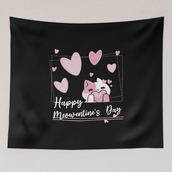 Item preview, Happy Meowentine’s Day  designed and sold by artsomenautte.