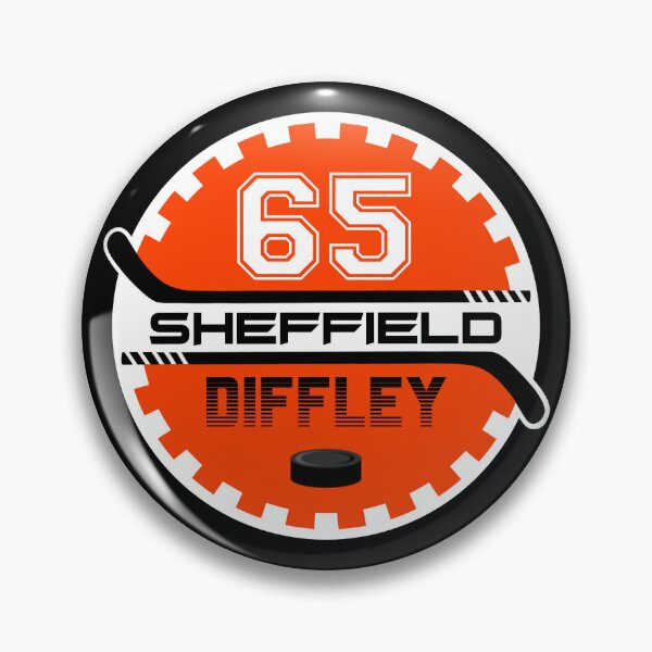 Item preview, Sheffield Steelers Ice Hockey Cog - 65 Diffley designed and sold by Tarantula Design Co. .