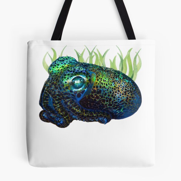 Item preview, Bobtail Squid with Sea Grass designed and sold by EdmondsLove.