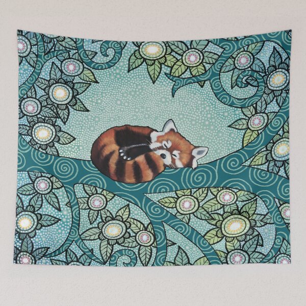 Item preview, Sleeping Little Red Panda designed and sold by ManonElmendorp.