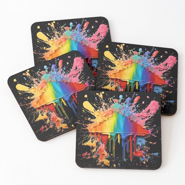 Item preview, Colorful Splash Art - Rainbow Paint Explosion Design designed and sold by GGtiger.