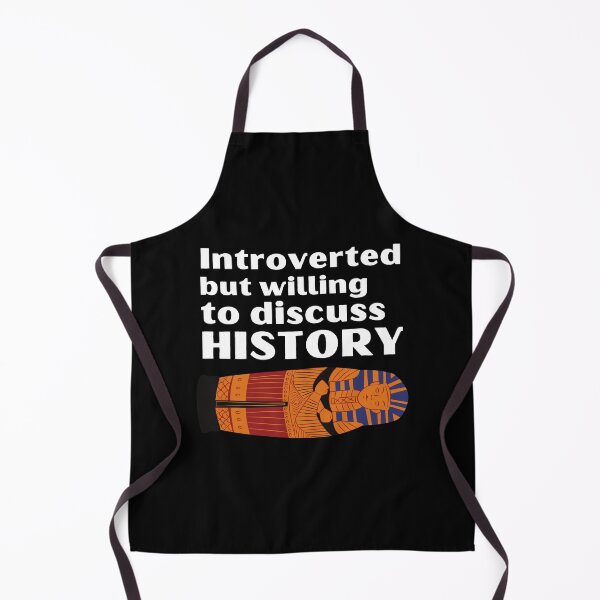Item preview, Introverted But Willing To Discuss History Funny Introvert Tshirt designed and sold by OldSkullDesigns.