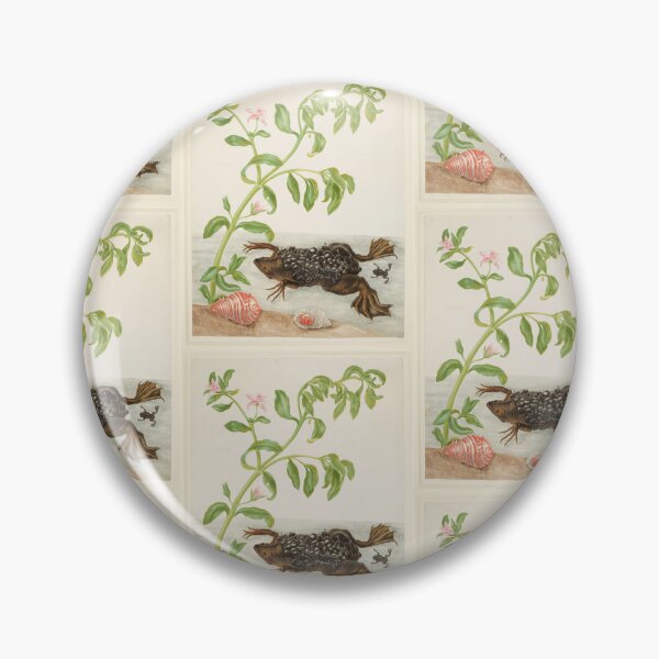 Item preview,  Maria Sibylla Merian Shoreline Purslane and Suriname Toad designed and sold by TeeARTHY.