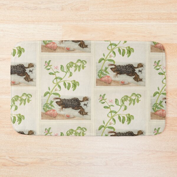 Item preview,  Maria Sibylla Merian Shoreline Purslane and Suriname Toad designed and sold by TeeARTHY.