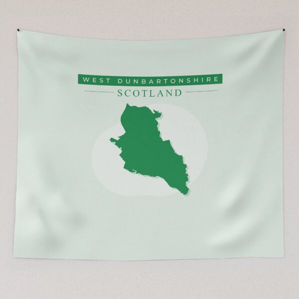 Item preview, West Dunbartonshire County Map with a bit of a correction designed and sold by JonathanR1994.