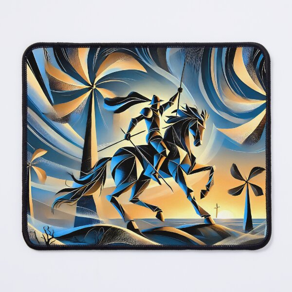 Item preview, Don Quixote and Windmills designed and sold by MyArtworkStudio.