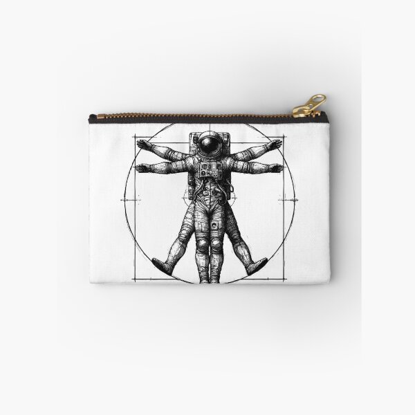 Item preview, Vitruvian Astronaut Sketch Drawing Gift designed and sold by Pineapple-Tree.