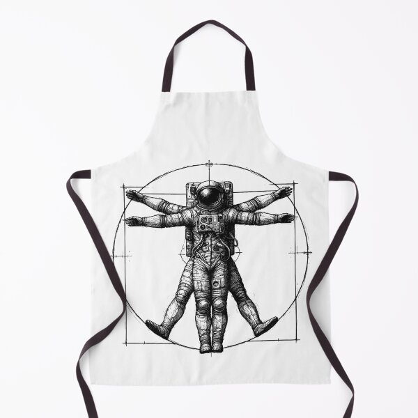 Artikelvorschau, Vitruvian Astronaut Skizze Zeichnung Geschenk entworfen und verkauft von Pineapple-Tree.