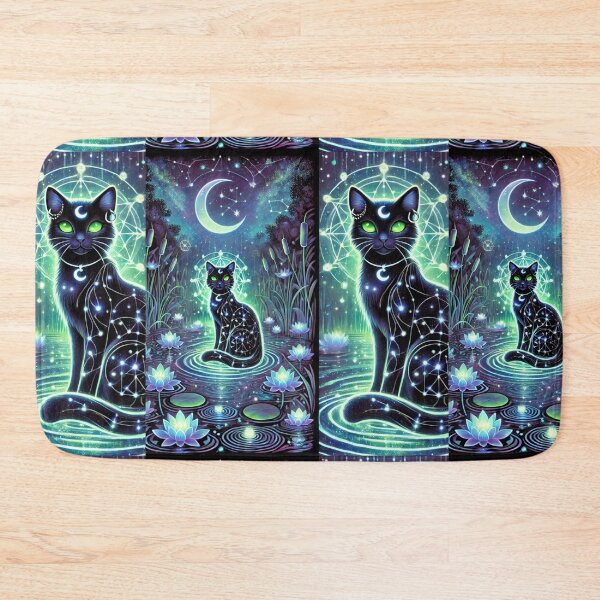 Item preview, Nyx Stargazing at the Enchanted Lotus Pond designed and sold by Meta2Physical.
