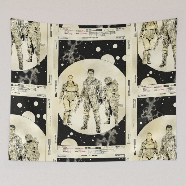 Item preview, Starfield '80 no.42 Comic Cover Inks designed and sold by CrazyPencilComx.