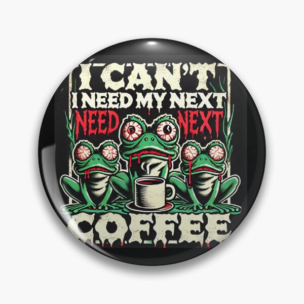 Item preview, Frog in my coffee mood designed and sold by ATOTI.