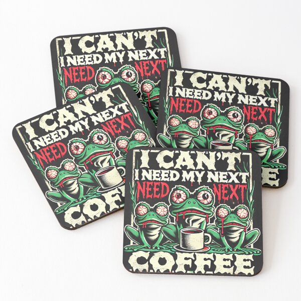 Item preview, Frog in my coffee mood designed and sold by ATOTI.