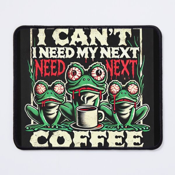 Item preview, Frog in my coffee mood designed and sold by ATOTI.