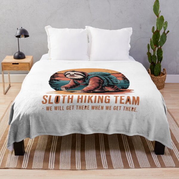 Item preview, Sloth Hiking Team - Relaxed Adventure designed and sold by Petru&Myself.