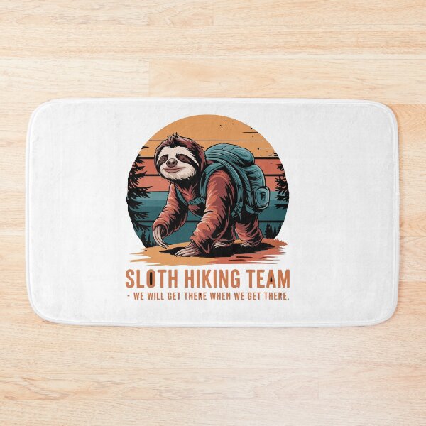 Item preview, Sloth Hiking Team - Relaxed Adventure designed and sold by Petru&Myself.