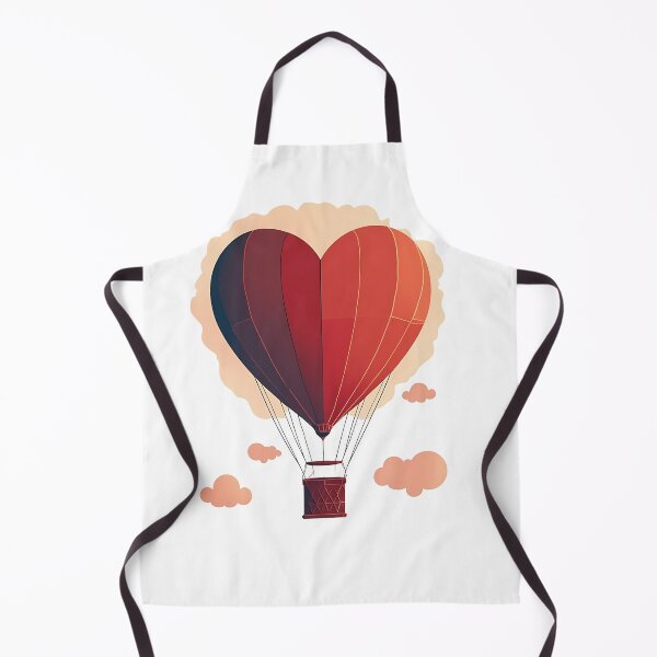 Item preview, valentine heart hot air balloon designed and sold by VibeTCreations.